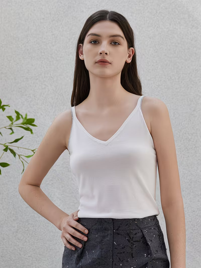 V-neck 16-Gauge Made of 70% Wool And 30%