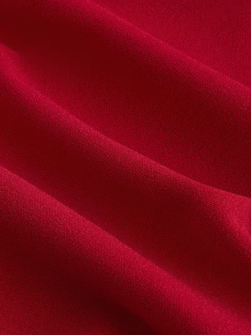 Women's Y2K High-Waisted Mini with Bow Accent - Short Short Party, Red/Deep Red Color, Machine Washable, All-Season Wear for Clubwear, Outfits & Everyday Style (No Needed)