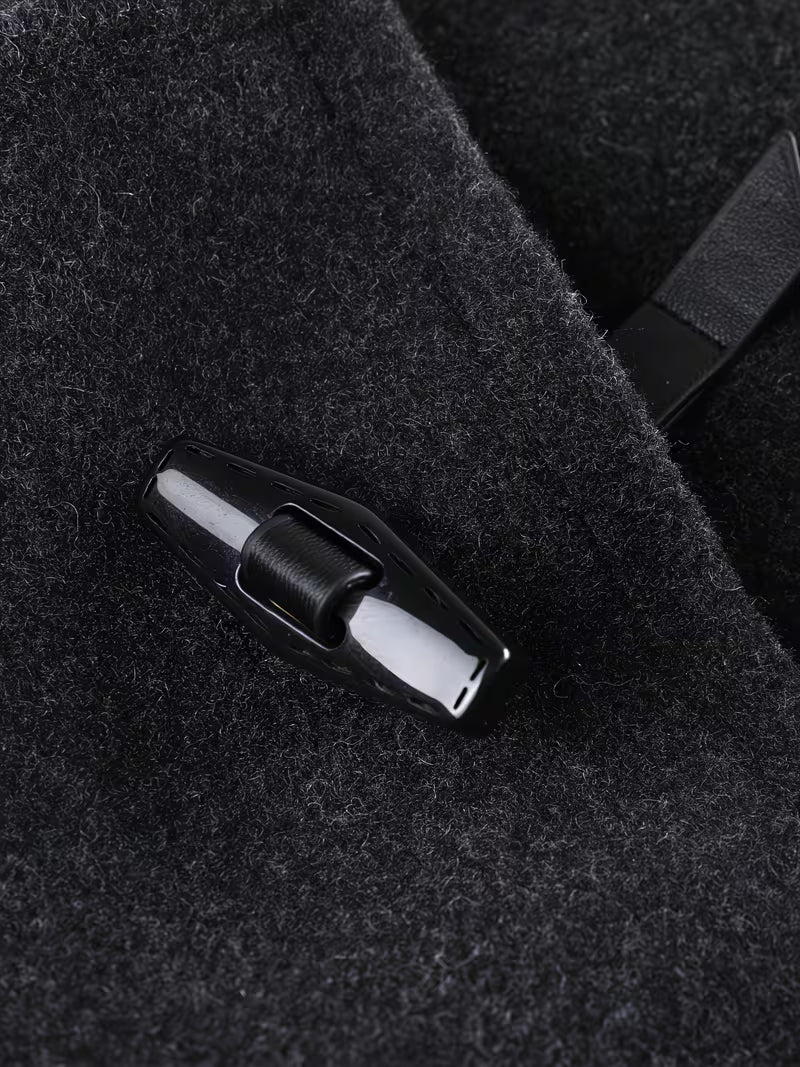 1 Set Women'S Spring Summer Outfit New Coat [Cashmere Tranquil Elegant Standing Velvet Double-Faced Wool Coat] Casual Fashion Design Sense Autumn Winter Women'S Clothing Tie-Up Long Style Women'S Coat with Removable Belt