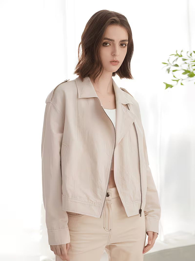 Luxury Womens Clothing Ladies Linen Jakets Spring Autumn Short Coats