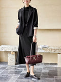 New Women'S Autumn Collection Features a Stylish Blazer. an Elegant OL Style for Women'S Autumn And Winter Wear