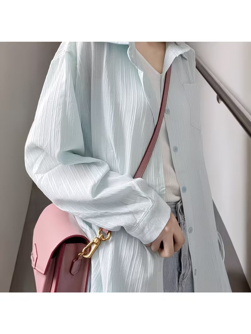 French Sunscreen Shirt Top Women'S Summer Thin Design Sense New Loose Spring And Autumn Cardigan Shirt Jacket Wholesale