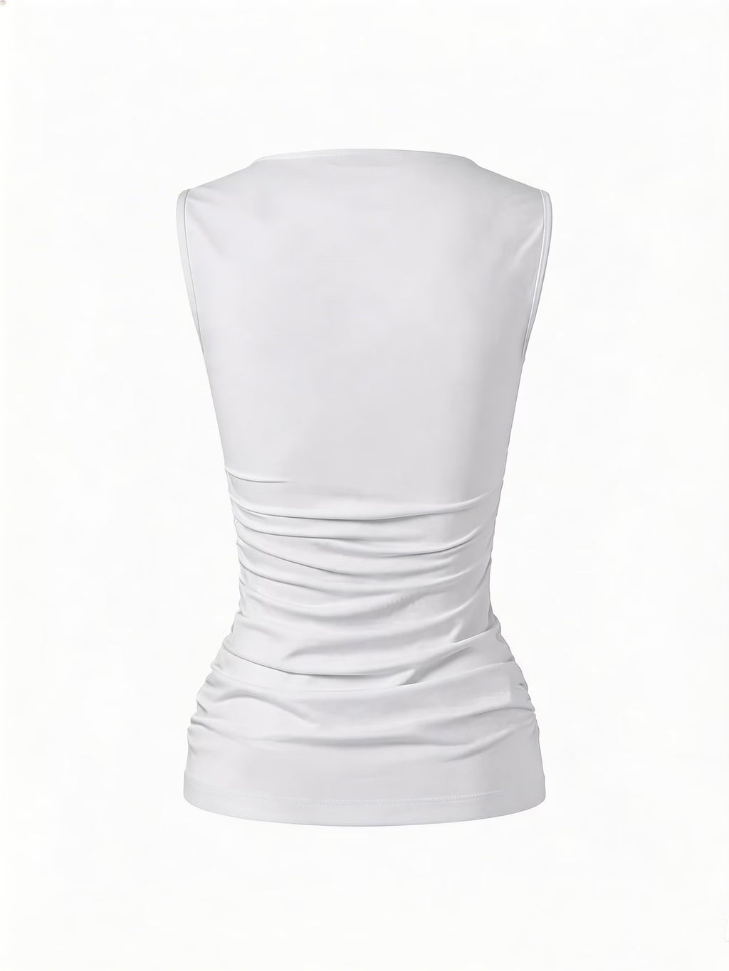 Y2K Pure Desire Style Hot Halter Top Letter Print Waist-Cinching Pleated Outerwear Top
